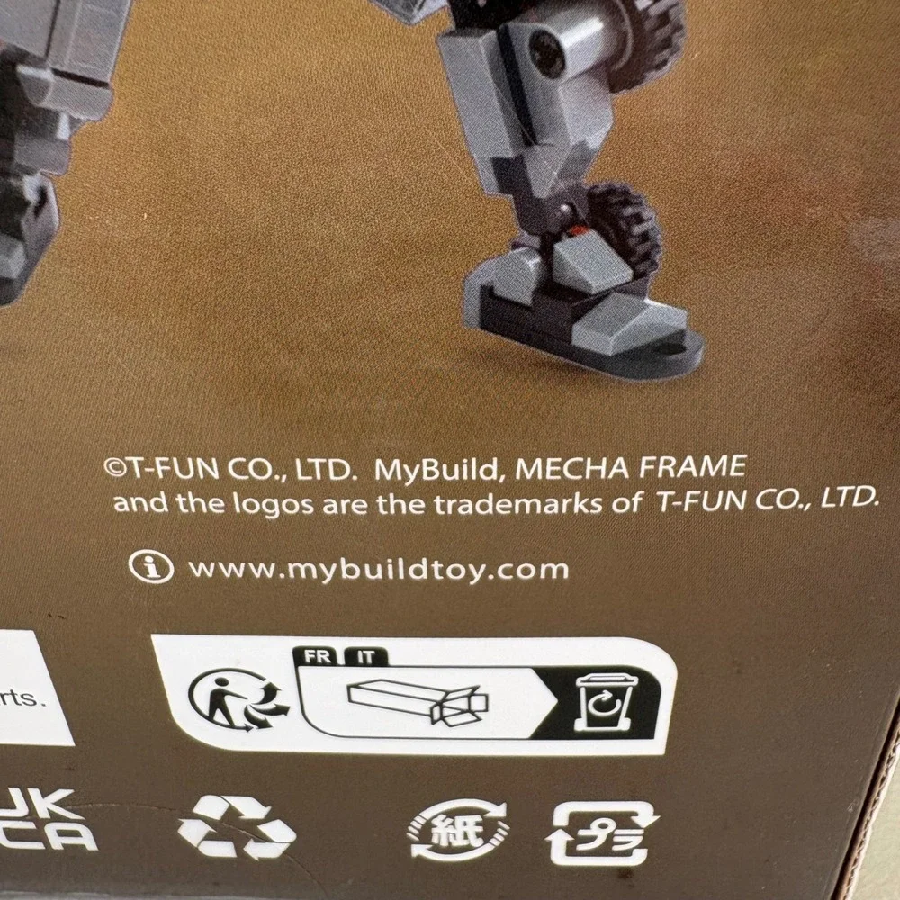 MyBuild Mecha Frame Armed Forces 7004 Stryker Building Kit Grey Robot Toy HTF